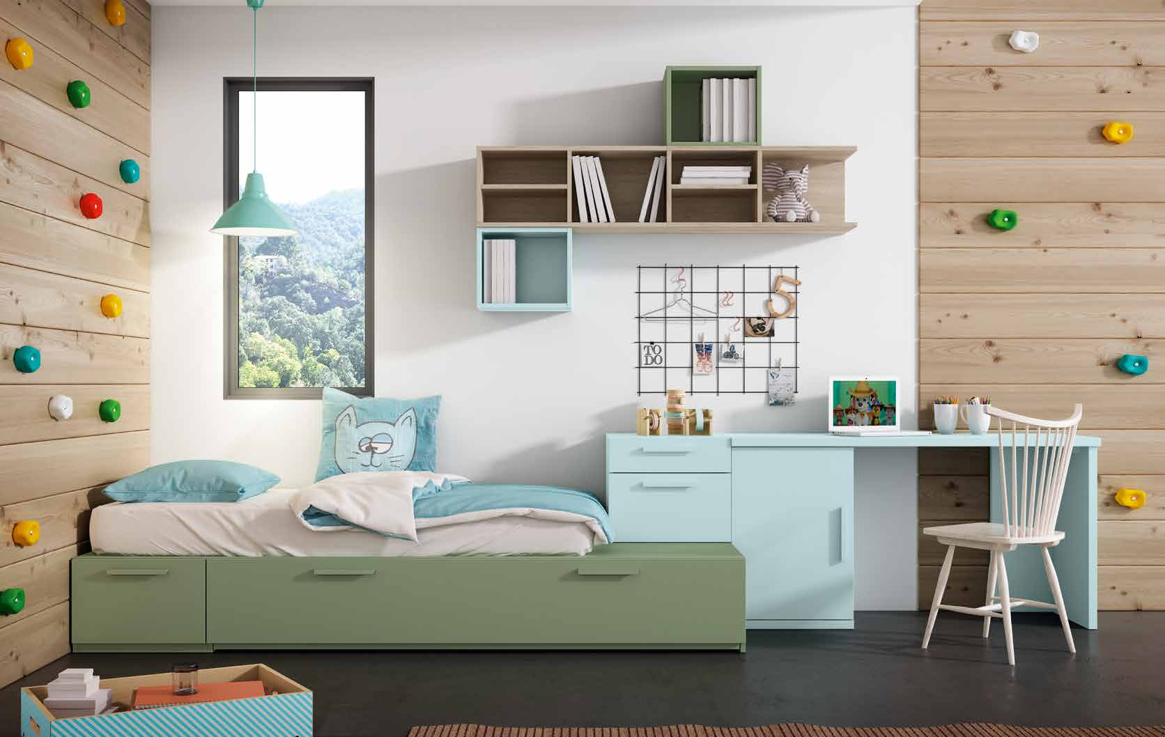 Oportuno Cenagal Discreto 5 colores recomendables para pintar la habitación juvenil de un chico  adolescente - Mercado del Mueble