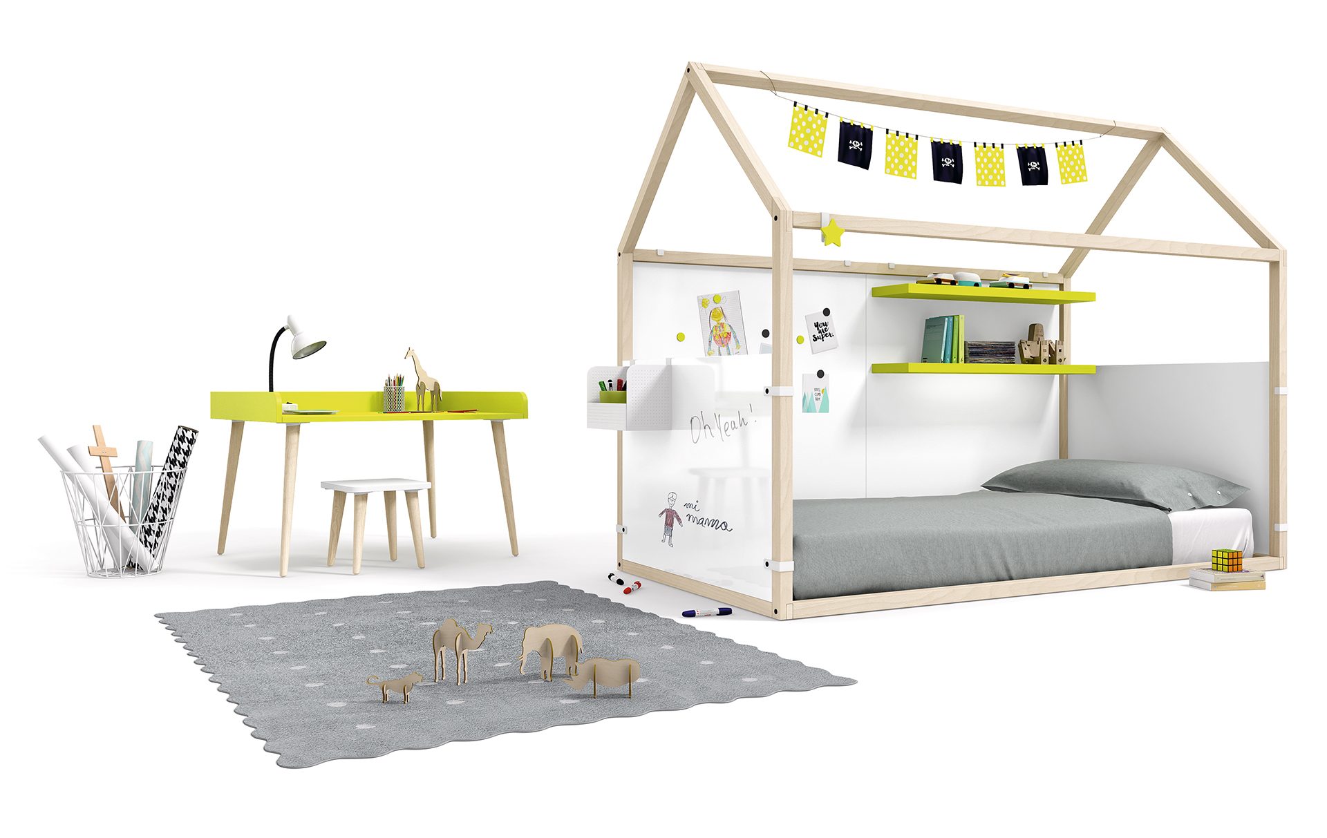 Muebles infantiles estilo montessori