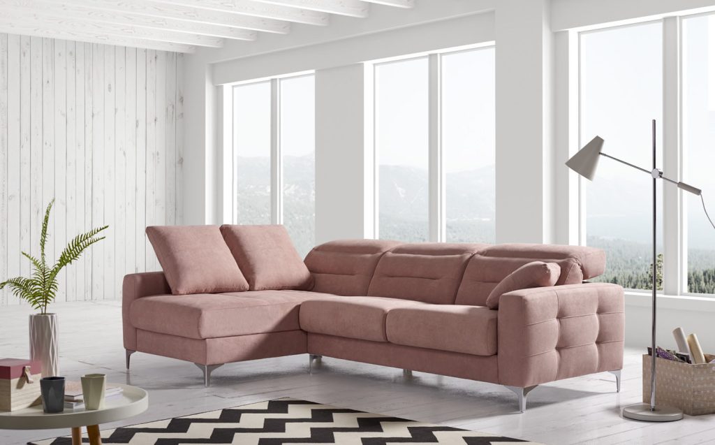 Sofa chaiselongue cabecero reclinable Mercado del Mueble Vivarea Pinto