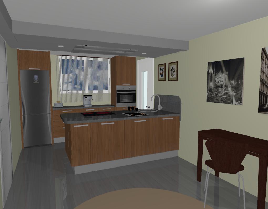 Proyecto 3D cocina