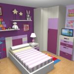 Proyecto 3D dormitorio juvenil