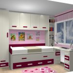 Proyecto 3D dormitorio juvenil