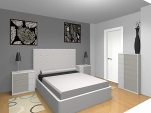 Proyecto 3D dormitorio matrimonio