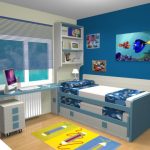 Proyecto 3D dormitorio juvenil